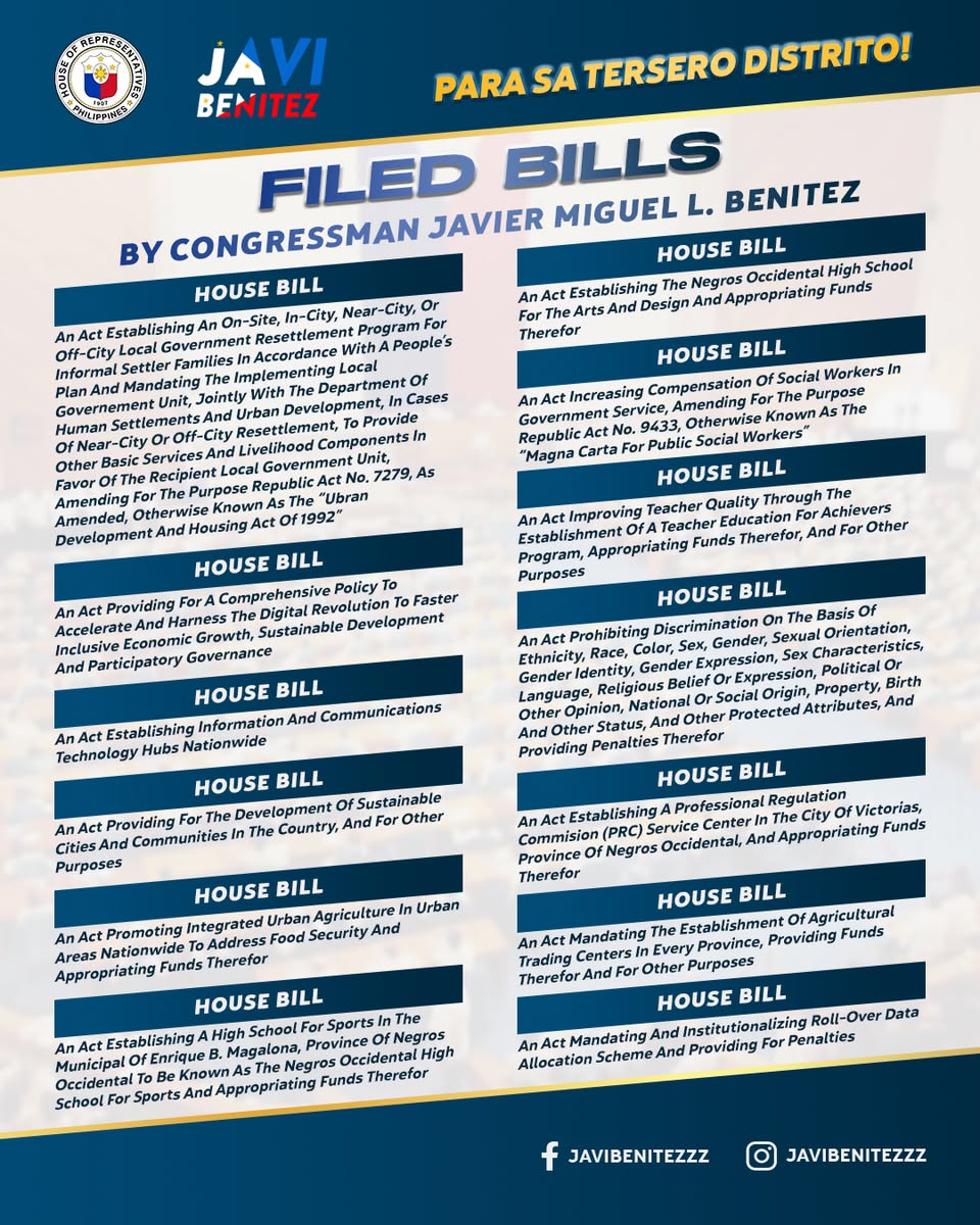 Rep. Javi Benitez Files 36 House Bills on First Full Day in Congress