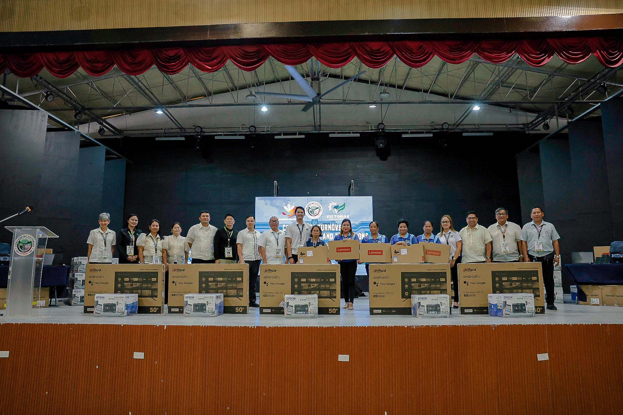 Victorias City Equips 49 Child Development Centers w/ Laptops, Printers, and TVs