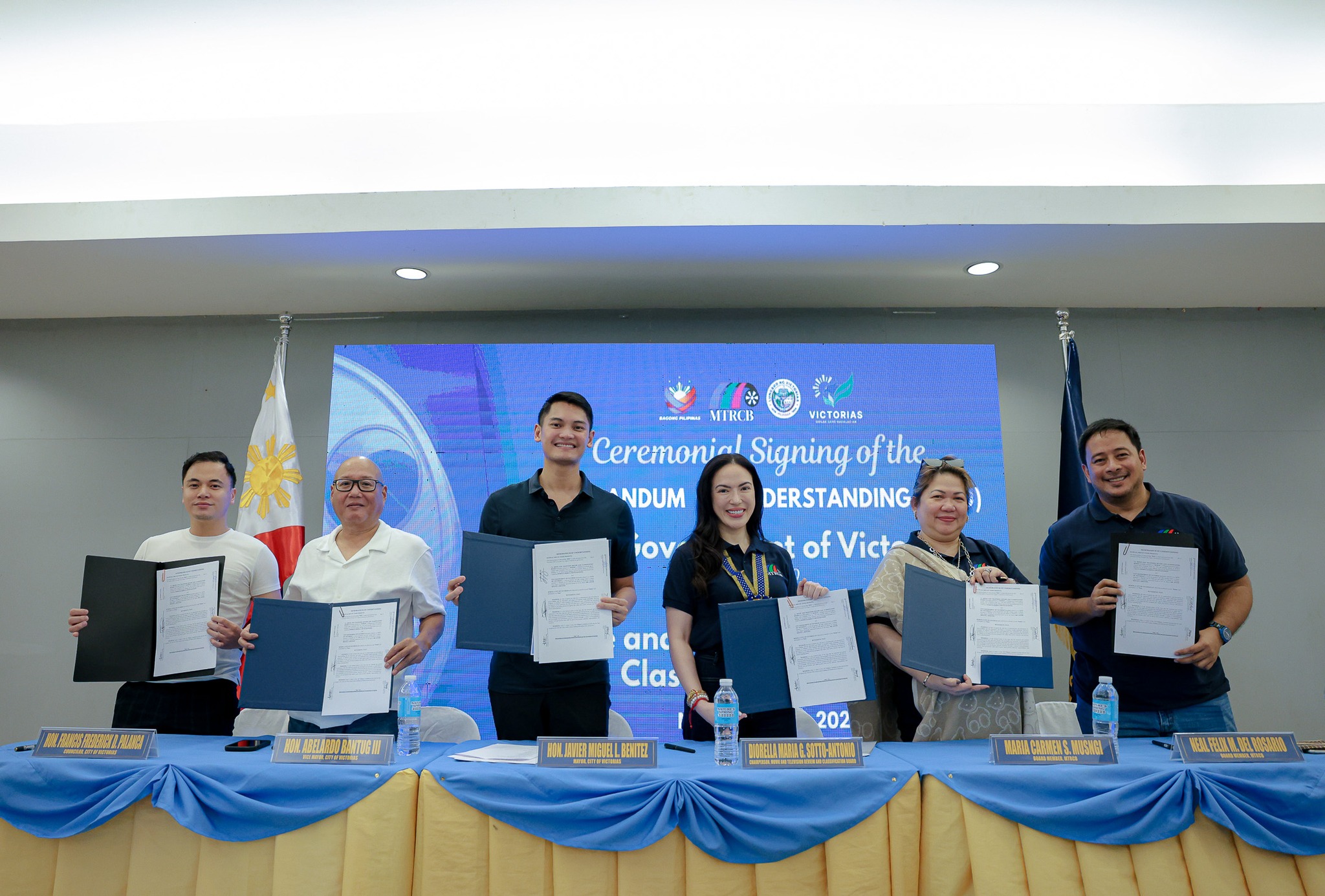 Victorias City, MTRCB Sign MOU to Advocate Responsible Viewership