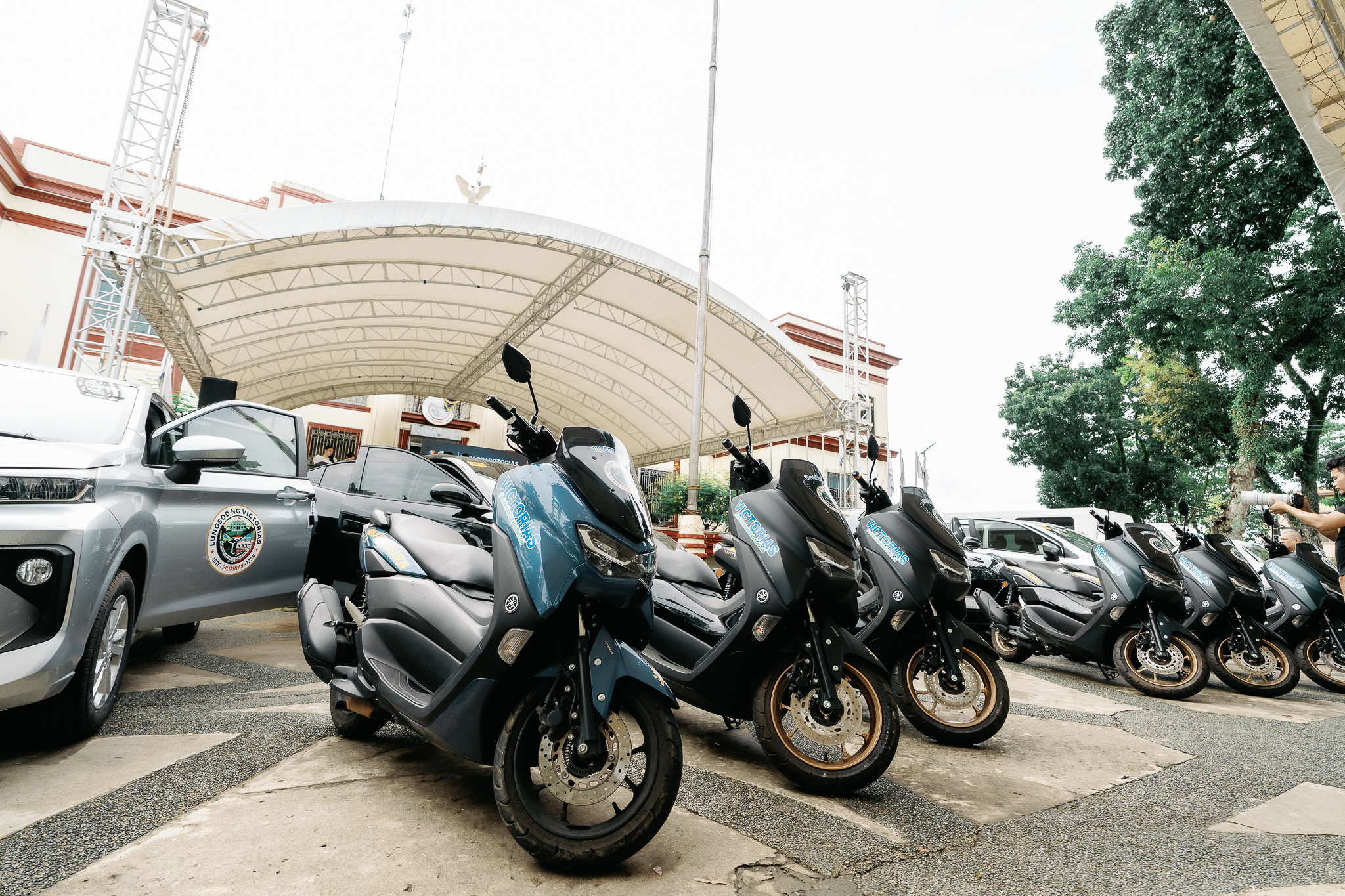 72 Brand-New Service Vehicles Turned Over in Victorias City