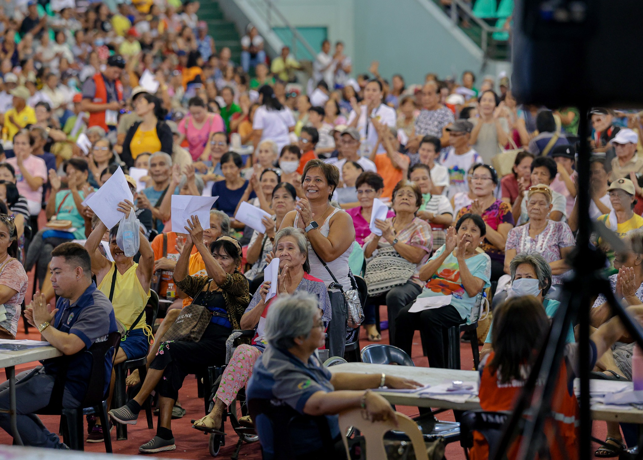 Distribution of 4th Quarter Stipend to Senior Citizens in Victorias City