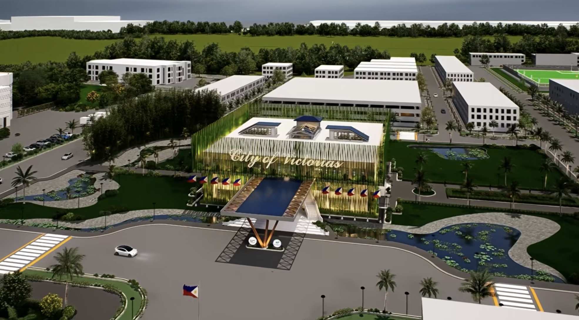 First look of the Victorias City New Government Center